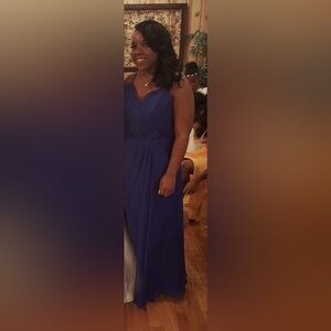 DaVinci Royal Blue Prom Dress